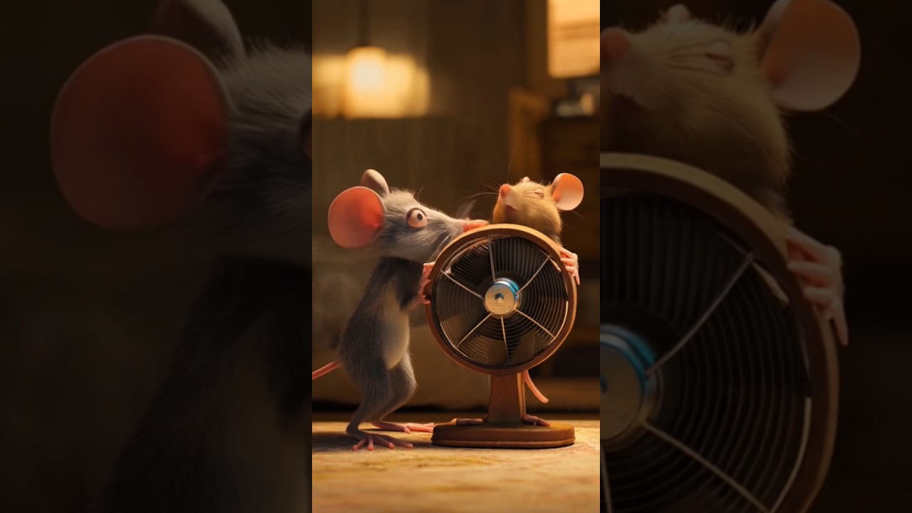 🐭 The Little Mouse and the Old Fan 😅 | Funny Short Story | Moral Animation | Like & Subscribe 😂