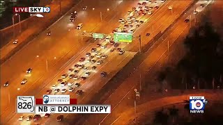 Morning crash causes delays on Palmetto Expressway