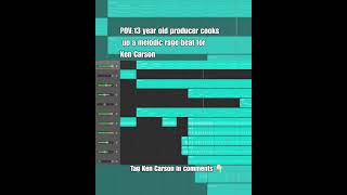 Tag @kencarson in comments ! Is there a better 13 yr prod than me out there ?? #music #producer