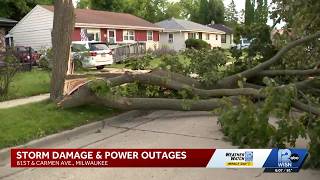 Utility, power crews in Milwaukee respond to Thursday storm damage