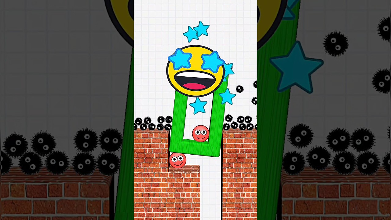 Hide Ball: BrainTeaser Games red spokes and black thorns | Level 191 