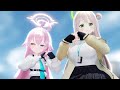 【ブルアカ】ホシノとノノミで「Loveit Dance」【Blue Archive MMD Hoshino Nonomi】