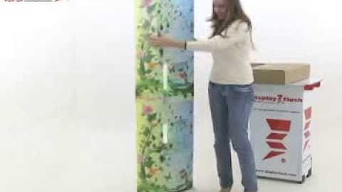 A J  Bart Display Flash Square Shelf Unit