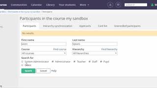 Adding Participants in Itslearning