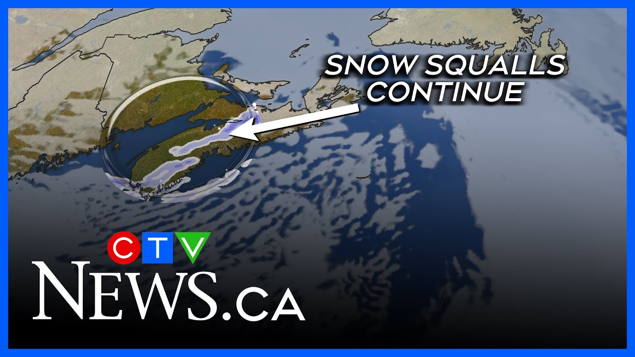 Storm reports and a snow squall update - YouTube