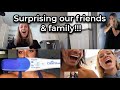 Telling our Friends and Family That I'm Pregnant!!!!