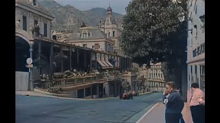 1950 Formula 1 Monaco Grand Prix Highlights (Colorized and AI-Upscaled) screenshot 4