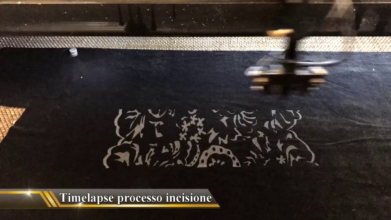 Laser CO2 Worklinestore WL1290 incisione stoffa