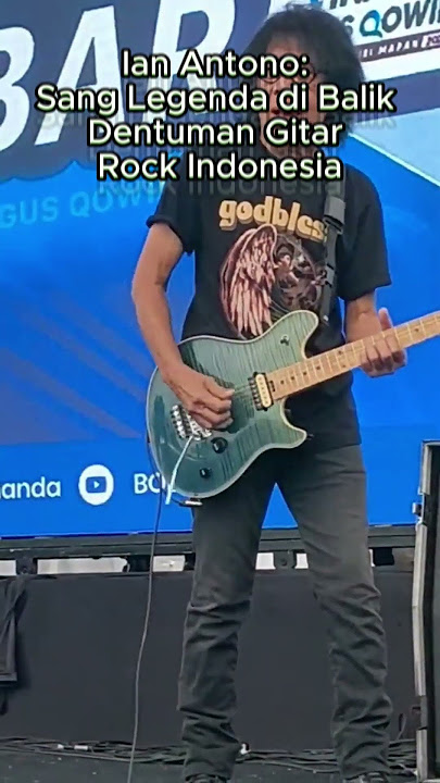Ian Antono: The Legend Behind the Beat of Indonesian Rock Guitar #shorts #ianantono #fyp