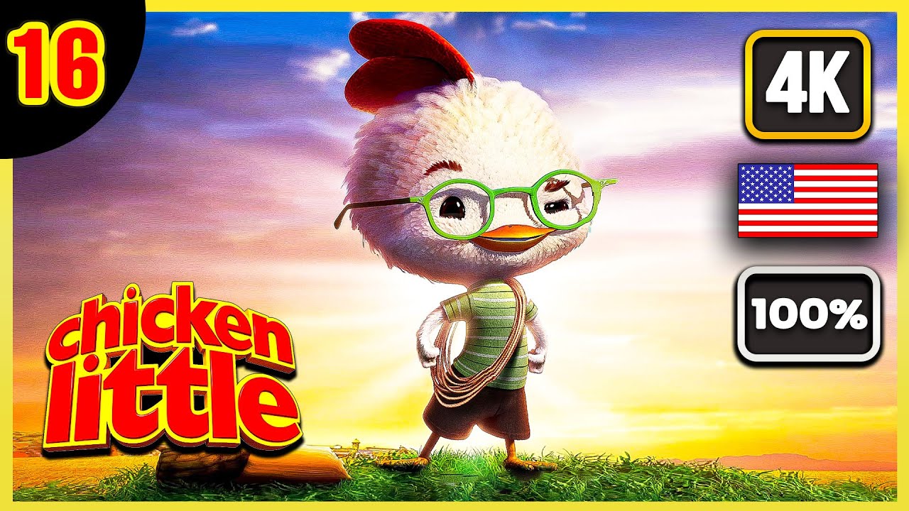 Chicken Little 100% Walkthrough - Level 16 : Firetruck Frenzy | All 5 Collectibles [4K 60ᶠᵖˢ]