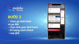 Hướng dẫn mua vé tàu trên app VietABank EzMobile screenshot 4