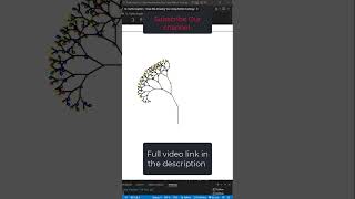 Information Title Graphics - Draw the amazing tree using Python Turtle #shorts #turtle #python Update