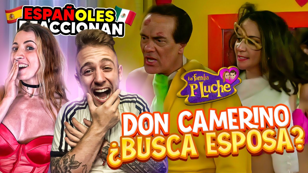 ESPAÑOLES REACCIONAN a LA FAMILIA PELUCHE - UNA MUJER PARA DON CAMERINO -  CAPÍTULO 8 TEMPORADA 1