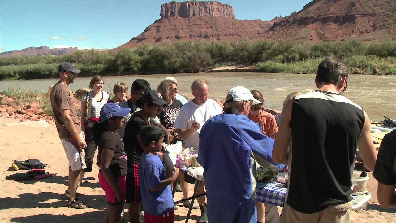 Moab Rafting fun - Fisher Towers on the Colorado River
