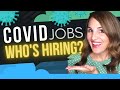 BEST Jobs After The COVID-19 Pandemic - Who's Hiring RIGHT NOW?