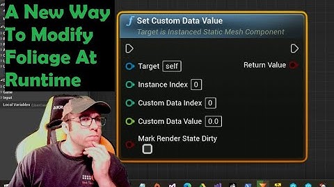A New Way to Modify Foliage at Runtime. 150,000 Trees With No FPS Hit!!! Unreal Engine Discussion