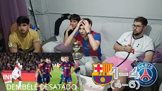 REACCIONANDO AL FC BARCELONA 1 - 4 PSG | DEMBÉLÉ SE RÍE DEL BARÇA