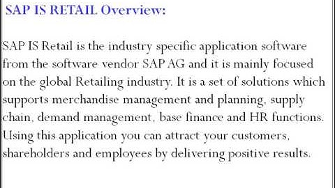 sap is reatil online training india@www.magnifcitraining.com