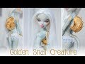 Golden snail creature customized lagoonafire by unniedolls