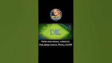 Clash of clan showcase base design// coc name base #coc