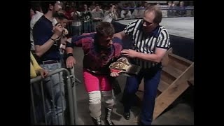 Mikey Whipwreck Wins ECW TV Title for 1st time after Upset Victory over Pitbull! 1994