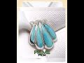 Shell 925 Sterling Silver Larimar Necklace