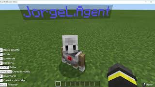 Elimina al Agente en Minecraft Education