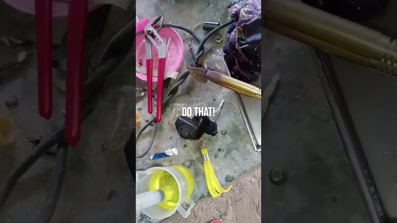 How to add compressor oil without machine easily for AC system!