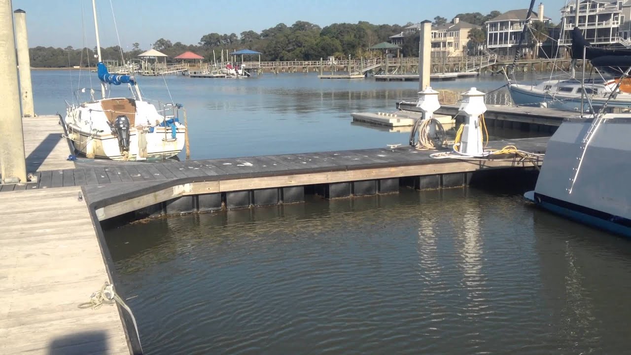 Sunset Cay Marina Folly Beach Sc Boat Slip For Rent 843 580 3731 Youtube