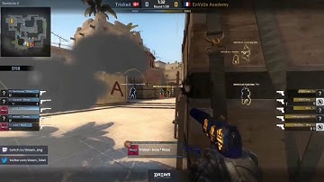 refrezh ACE vs EnVyUs Academy [ pistol round ]