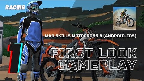 Mad Skills Motocross 3 - Gameplay Walkthrough Part 1 [Android, iOS]