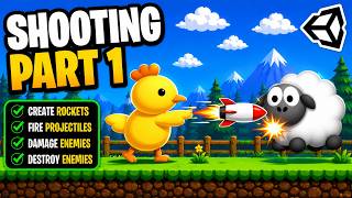 Unity 2D Platformer | Shooting & Projectile Weapons (Part 1)