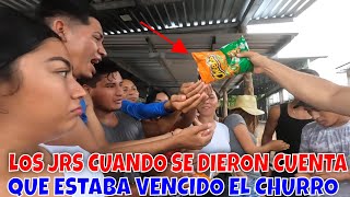 Los Jrs se comieron un churro vencido. Ahora es día de futbol para los Jrs.  Parte 1