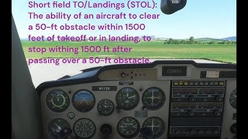 MSFS Short and Soft Field Takeoffs and Landings