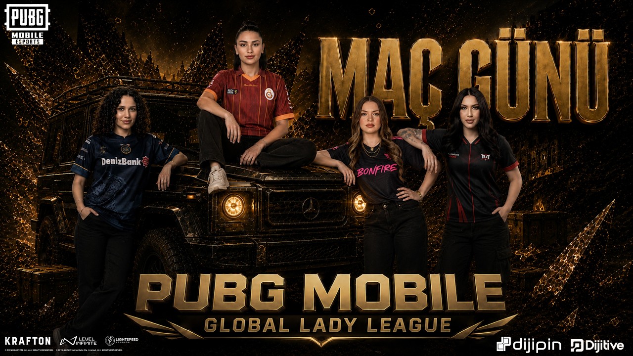 PUBG MOBİLE GLOBAL LADY LEAGUE S4 l 1. GÜN FİNAL #pubgmobile