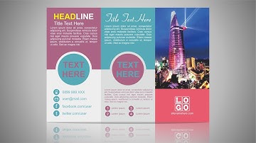 3 Fold Brochure Design | CorelDraw Tutorial