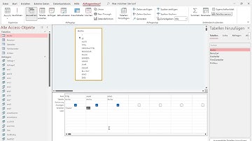 Informatik - Datenbanken - Abfragen und Kriterien mit Microsoft Access