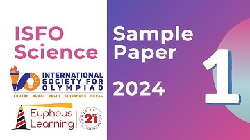 ISFO Science Olympiad Sample Paper Class 1