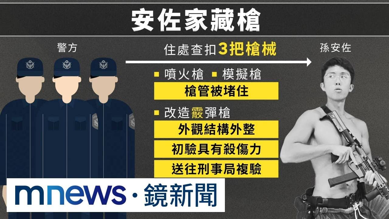 熱愛軍火！　孫安佐「家藏三槍」全遭查扣送驗｜#鏡新聞