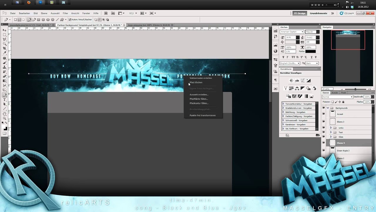 Speedart | MasselGFX Partner BG Contest Entry