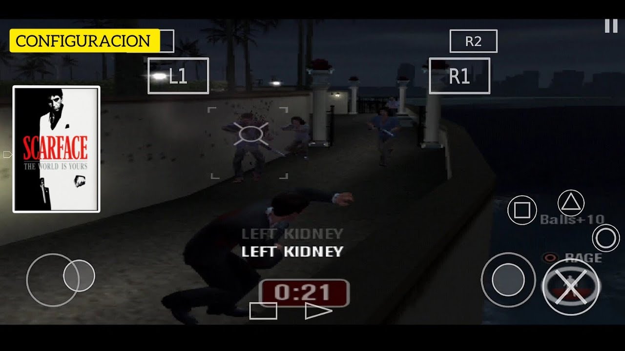 SCARFACE THE WORLD IS YOURS  CONFIGURACIÓN PERFECTA AETHERSX2 v1.4-3060