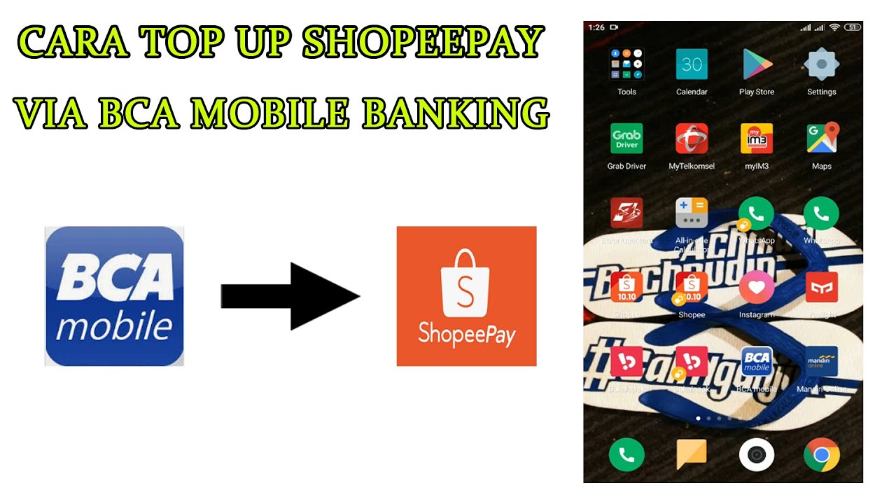 Cara Top Up ShopeePay Via BCA Mobile Banking 