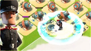 Boom Beach ONLY Super Warriors vs NPC Base Builder Bases! screenshot 5