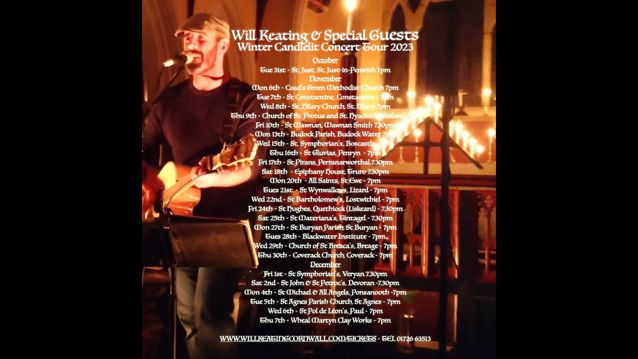 Will Keating & Special Guests Winter Candlelit Concert Tour 2023