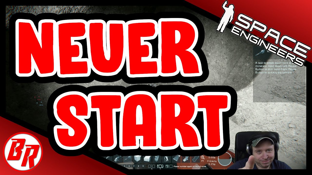 Neuer Start in Space Engineers auf dem Mond und in Farbe 001 deutsch ...