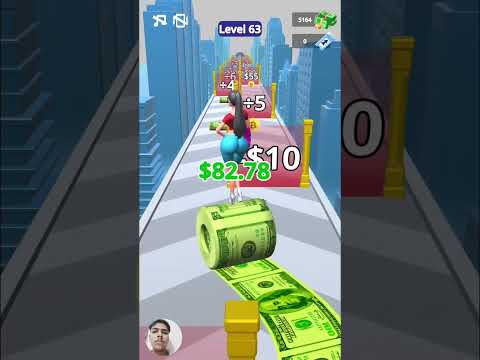 money 💰 roller 💲 run gameplay game 🎮 level 64 #shortvideos #funny #gaming