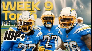 Top 5 NFL Defensive Team Rankings & Week 9 Fantasy Streamers!