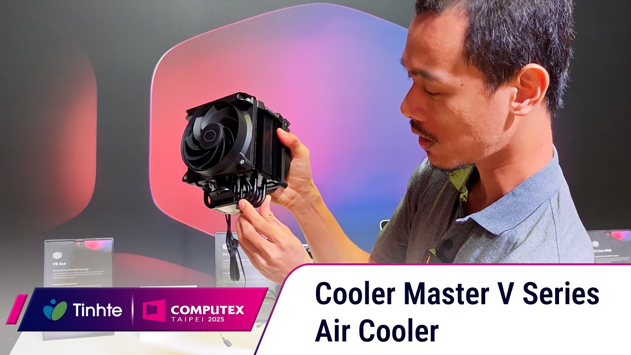 Computex 2025: Cooler Master V Series Air Cooler cùng công nghệ 3DHP Technology