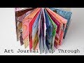 Art journal flip through