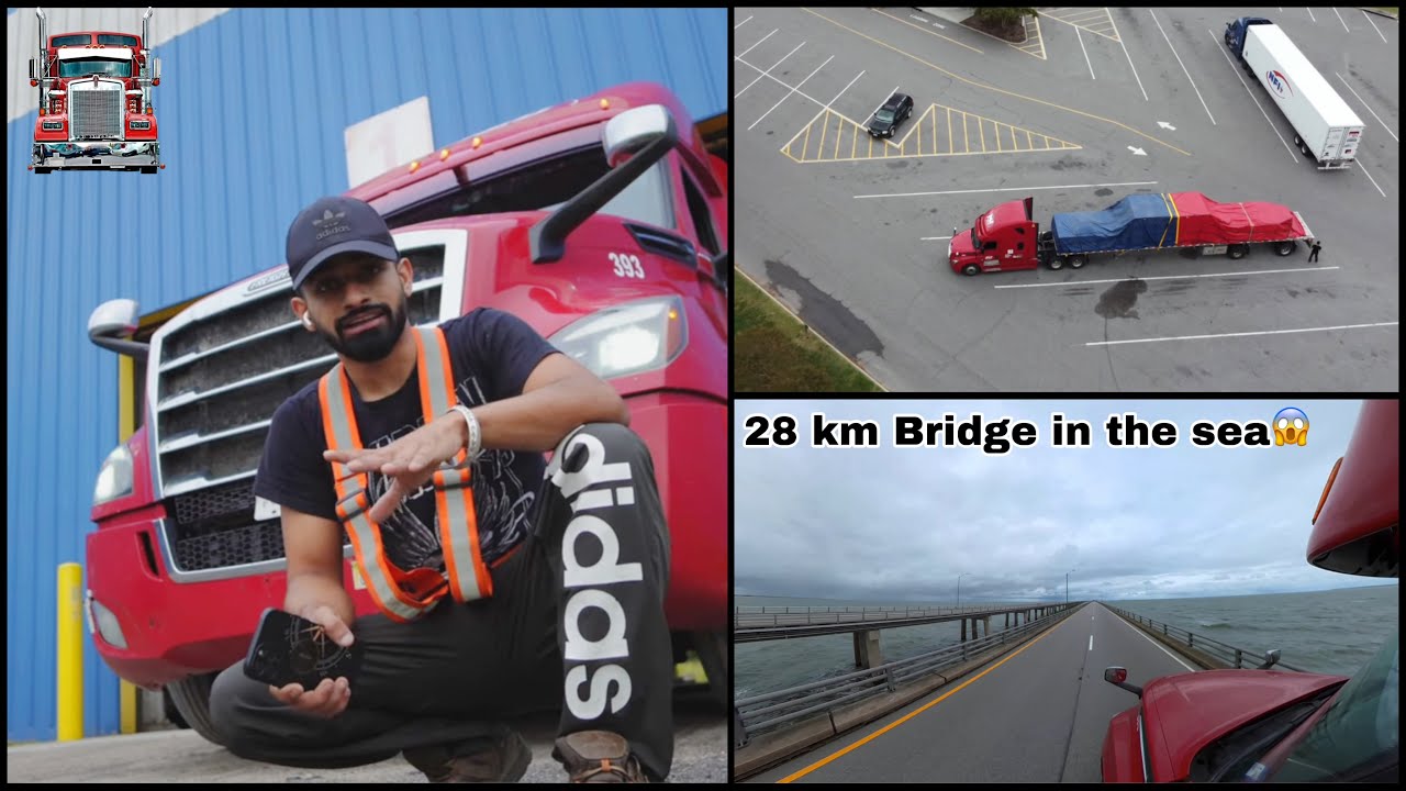 Trucker’s Salary After hitting RECESSION in CANADA 28KM BRIDGE